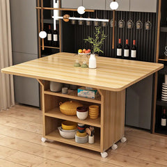 Multifunctional Removable Storage Breakfast Folding Dining Table