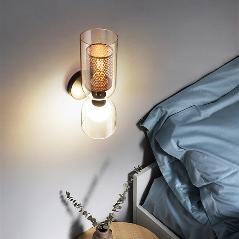 Bedside Wall Lamp Background Creative Star Bracket Light