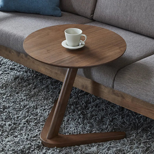 Round Small Coffee Table Sofaside Minimalist Small Desk