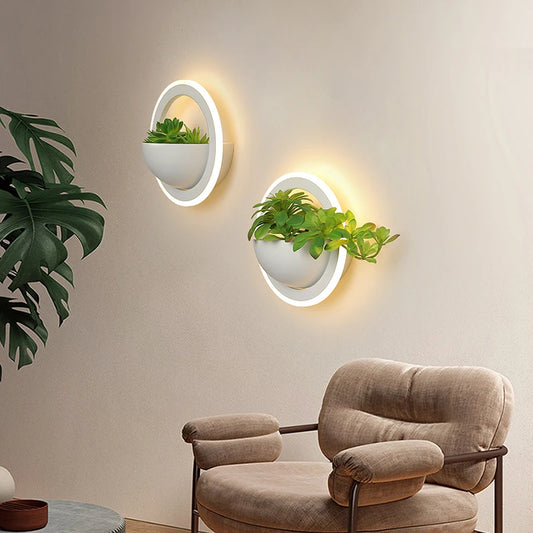 LED Wall Lamp For Living Room White Wall Sconce