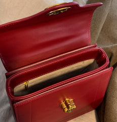 Structured Pu Top Handle Bag