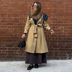Sailor Collar Trench Coat