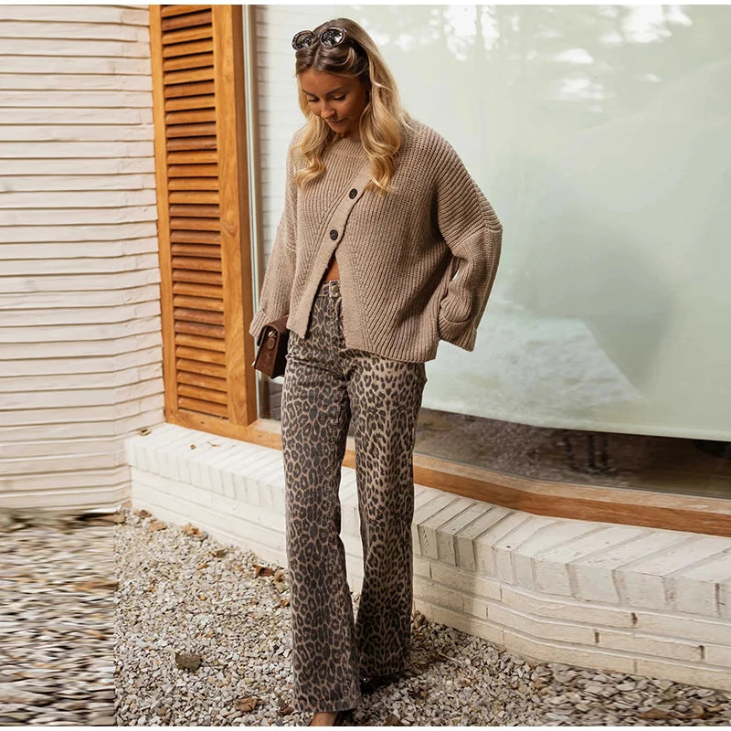 Asymmetric cross placket knit coat, cuffed sleeves
