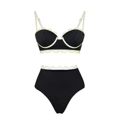 Tropical Trim One Piece Swimwear Set