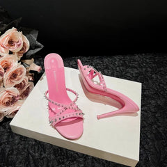 Strappy Stiletto Heeled Sandals