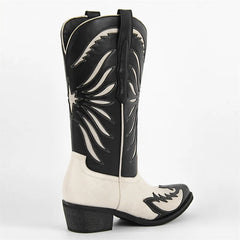 Pointed Toe Embroidered Cowgirl Boots