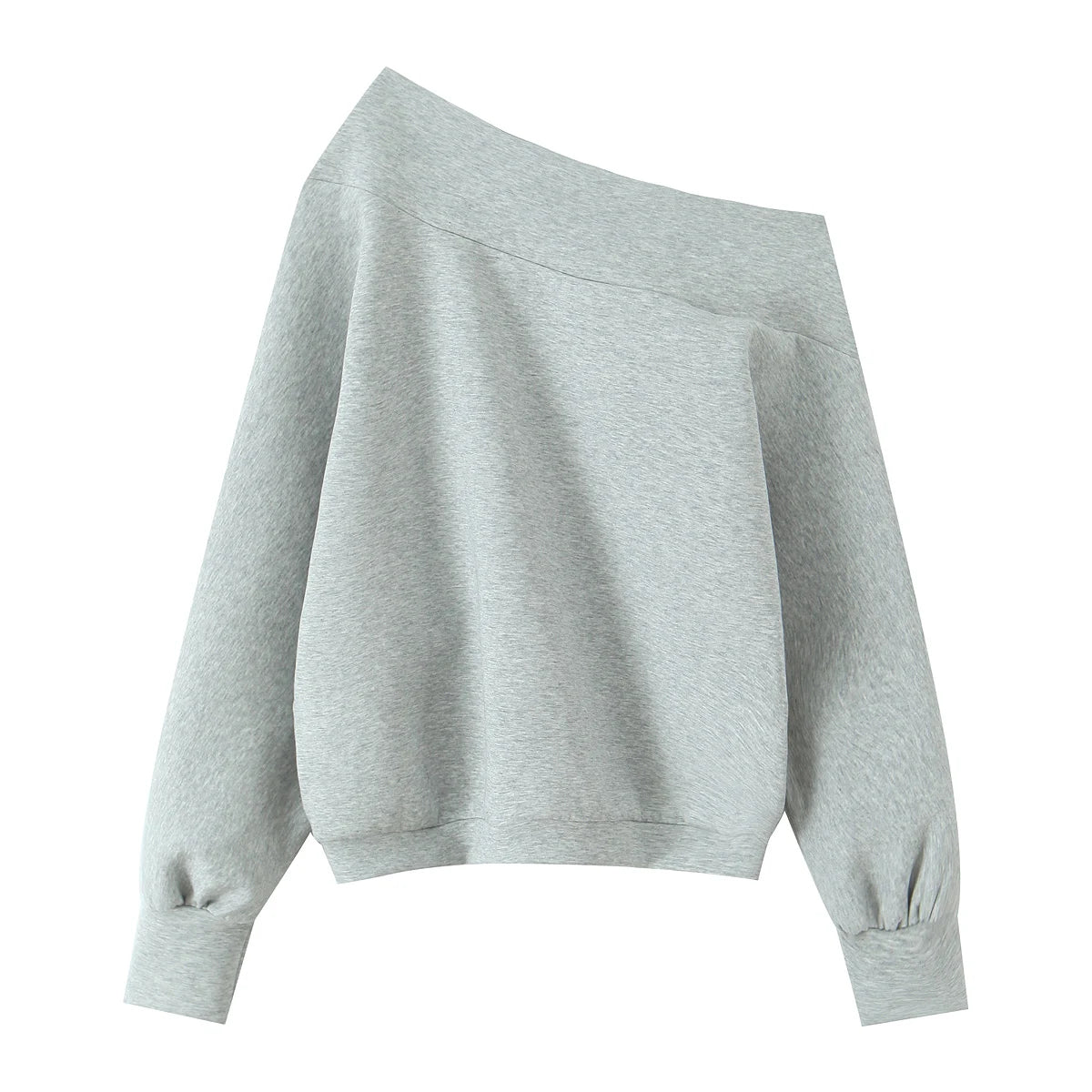 White off-shoulder sweater