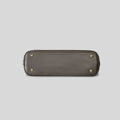 Trapezoid Top Handle Bag with Metal Bar