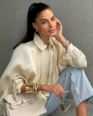 Ruched Batwing Sleeve Jacket