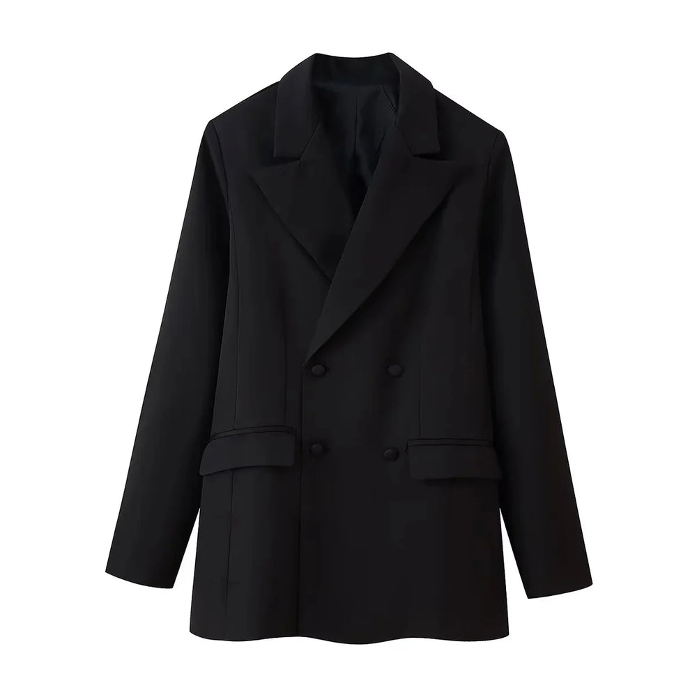 Black blazer on a white background
