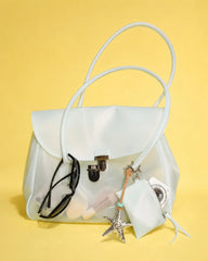 Transparent Jelly Beach Tote Bag