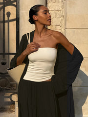 Yellow 2-Piece Lounge Set – Lightweight Cardigan & High-Waist Palazzo Trousers