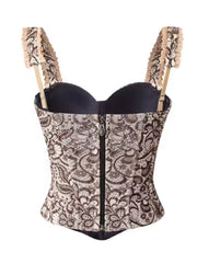 Vintage Lace Bustier Corset Top