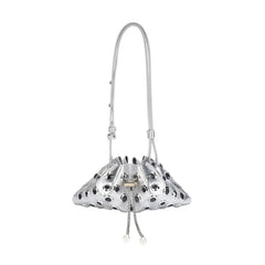 Metal Eyelet Drawstring Underarm Bag