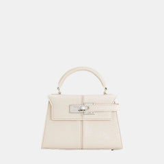 Women's Small Tote & Crossbody Bag With Gold Hardware