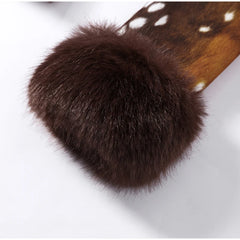 Faux Fur Spotted Print Jacket