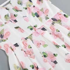 Floral Print Off-Shoulder Midi Dress