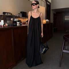 Solid Camisole Maxi Dress