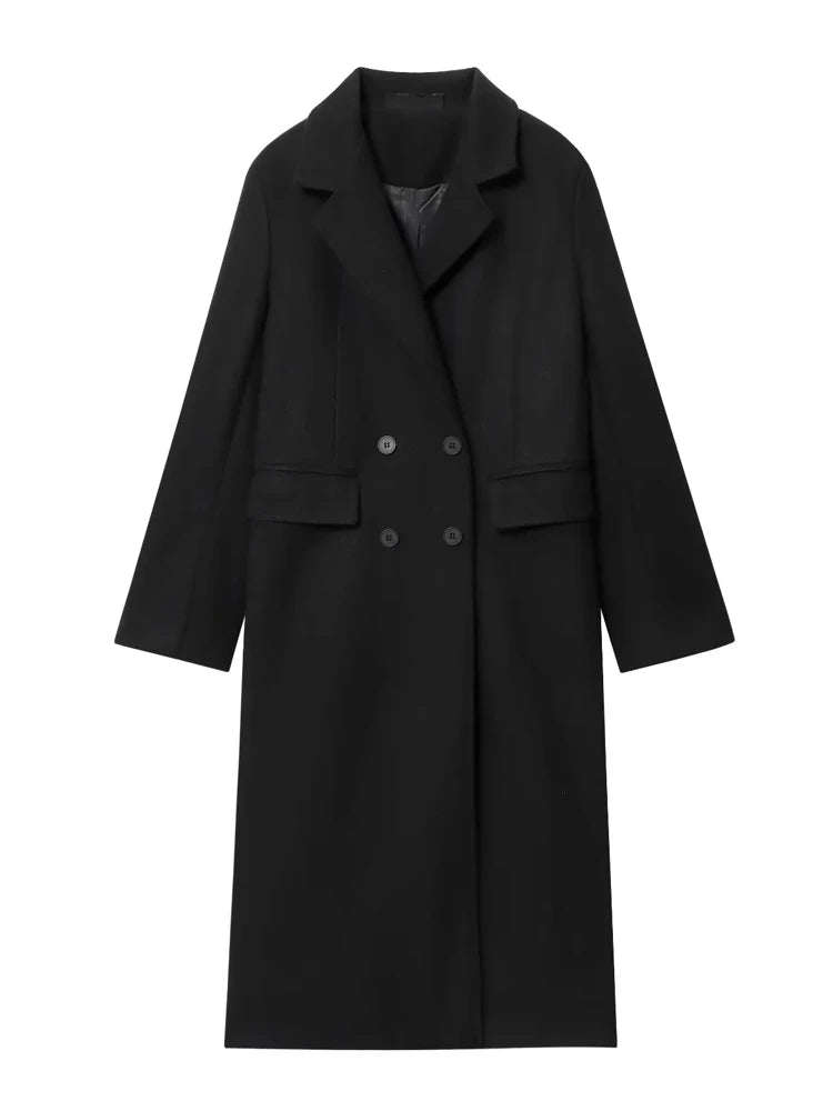 Black coat on a white background