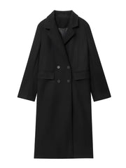 Black coat on a white background
