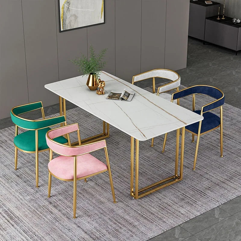 Gold Legs Organizer Coffee Table Office Restaurant Dining Room Furniture