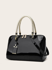 Large Capacity Structured Satchel Bag