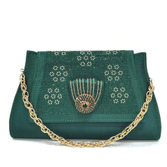 Peep Toe Heel & Matching Bag Set | Elegant Party Shoes with Clutch