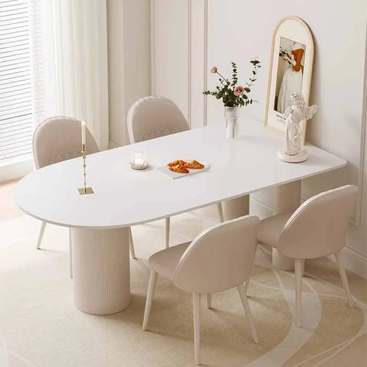 Waterproof Dining Table White Office Coffee Tables Home Furniture