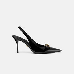 Pointed Toe Slingback Heels
