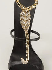 Scorpion Embellished Stiletto Heels