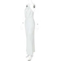 White dress on a white background