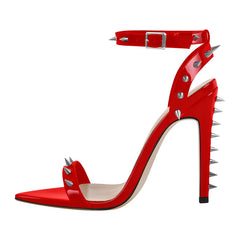 Spiked Stiletto Pointed Toe Sandals