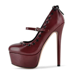 Platform Mary Jane Stiletto Heels