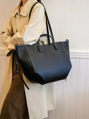 Soft PU Leather Shoulder Tote | Large Capacity Designer Bag for Women