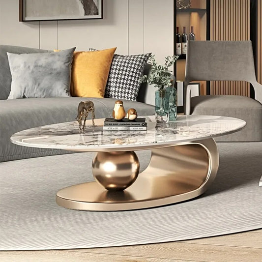 Modern Oval Coffee Tables Minimalist Home Furniture