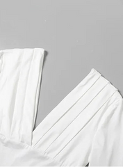 White robe on a gray background