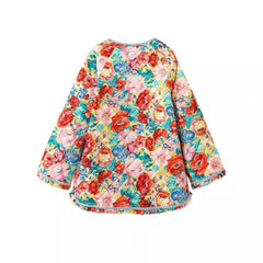 Floral Print Quilted Jacket