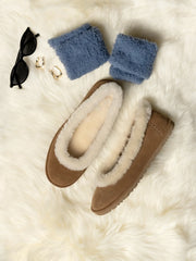 Fleece Lined Slip On Loafers