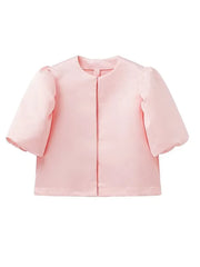 Pink top on a white background