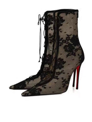 Lace Up Stiletto Boots