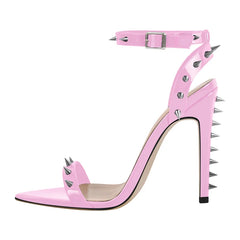 Spiked Stiletto Pointed Toe Sandals