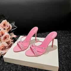 Strappy Stiletto Heeled Sandals