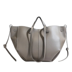 Soft PU Leather Shoulder Tote | Large Capacity Designer Bag for Women