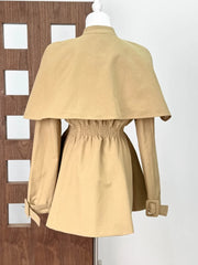 Beige cape on a mannequin