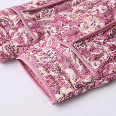 Floral Quilted Puffer Jacket