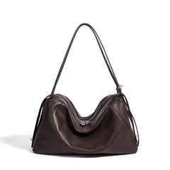 Soft Leather Pillow Shoulder Bag