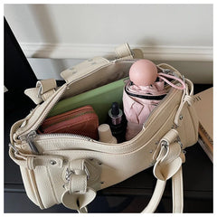 Structured Riveted Lock Bag