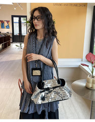 Sparkly Sequin Large Tote Bag
