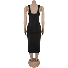 Black dress on a mannequin