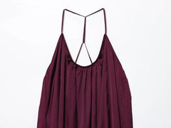 Solid Camisole Maxi Dress